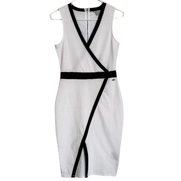 Guess Dresses & Skirts - EUC | Guess | White Dress with Black Trim | Size Small